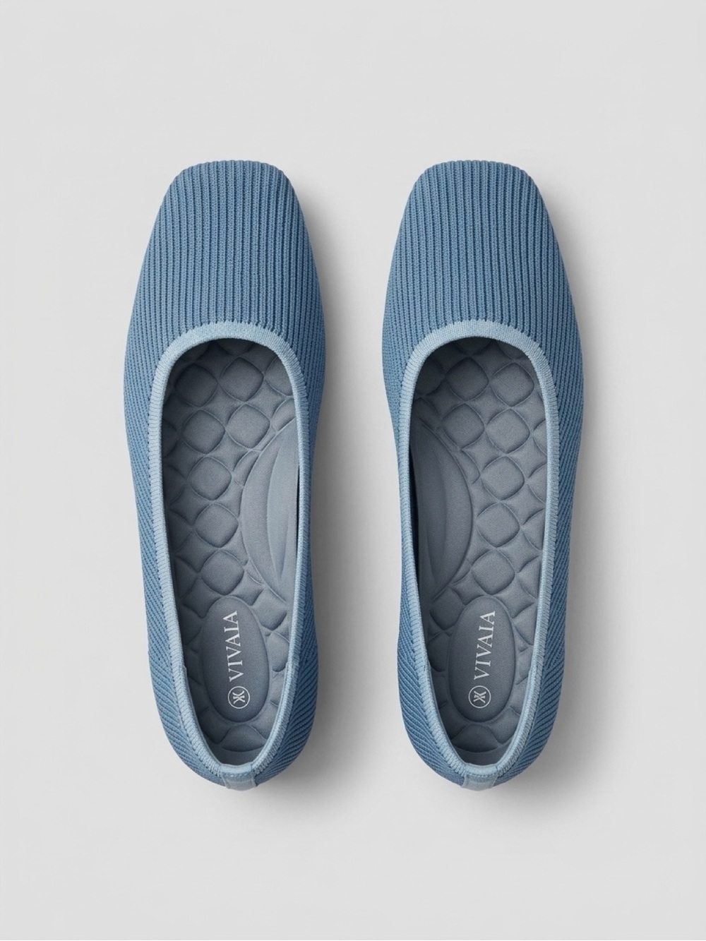 VIVAIA Melody Pro Square-Toe Block Heel Blue Pumps EU 40